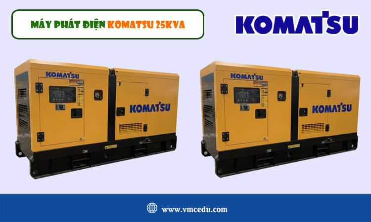 Máy phát điện Komatsu 25kva