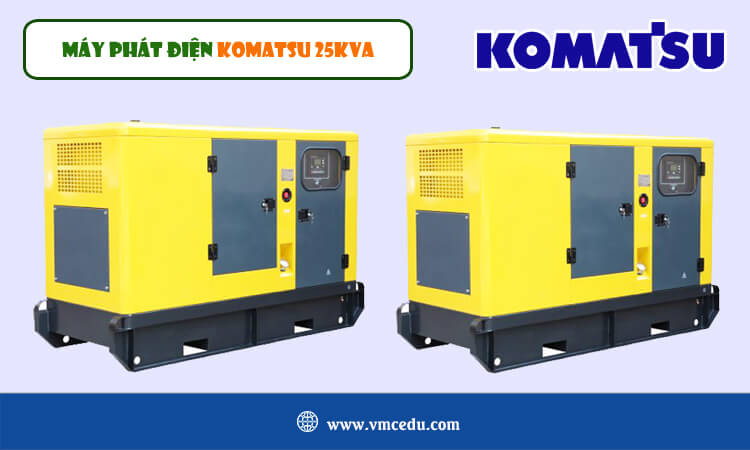 Máy phát điện Komatsu 25kva