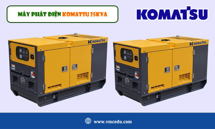Máy phát điện Komatsu 25kva