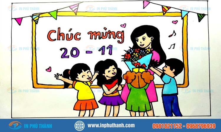 Vẽ tranh ngày 20 tháng 11