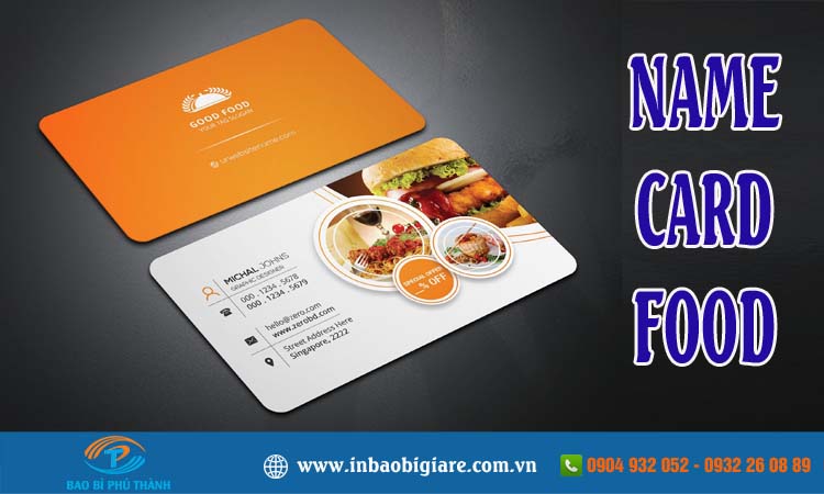 Name card food