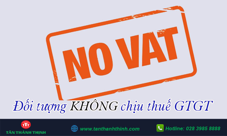 Đối tượng chịu thuế GTGT 