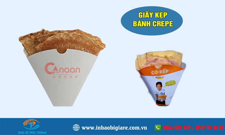 Giấy kẹp bánh crepe