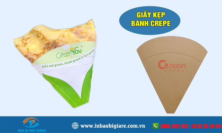 Giấy kẹp bánh crepe