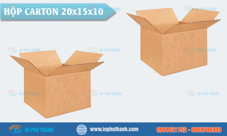 Hộp carton 10x10x8