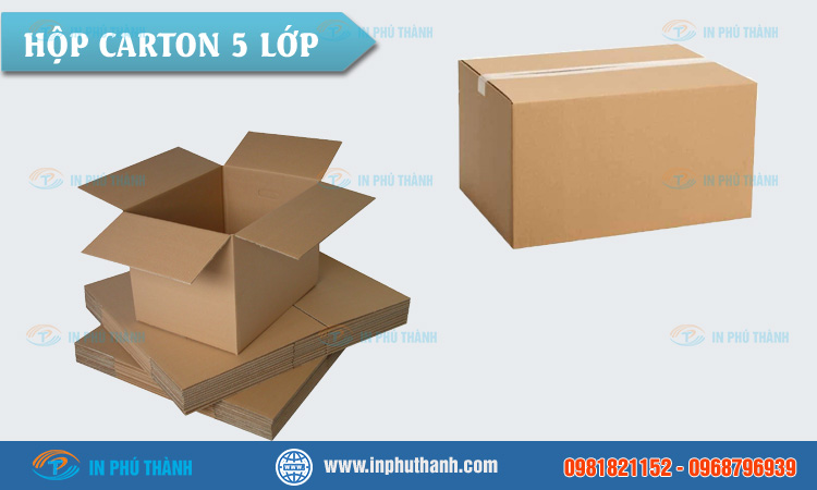 Hộp carton 5 lớp