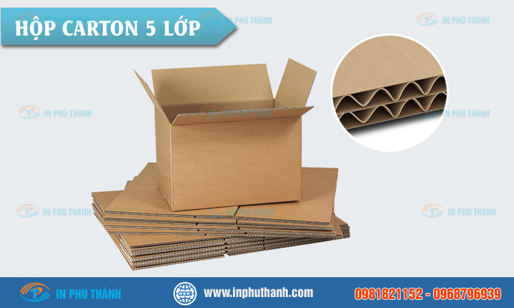 Hộp carton 5 lớp