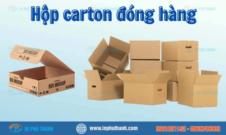 Hộp carton đóng hàng