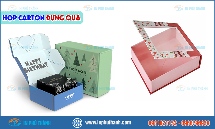 Hộp carton đựng quà