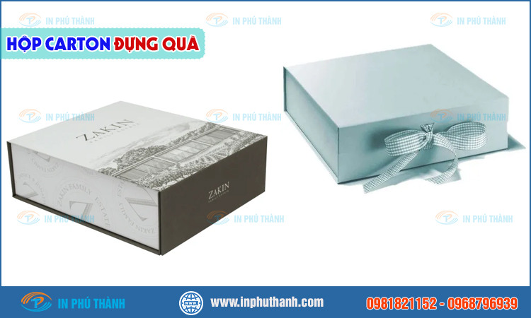 Hộp carton đựng quà