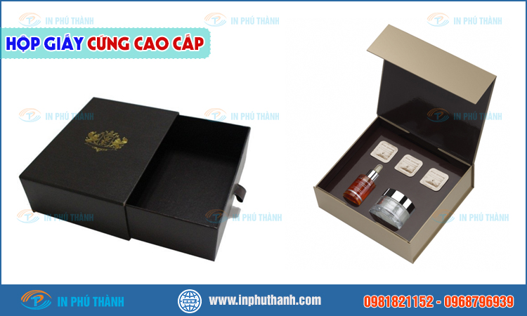 Hộp giấy cứng cao cấp