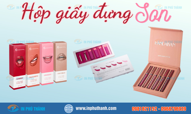 Hộp giấy đựng son