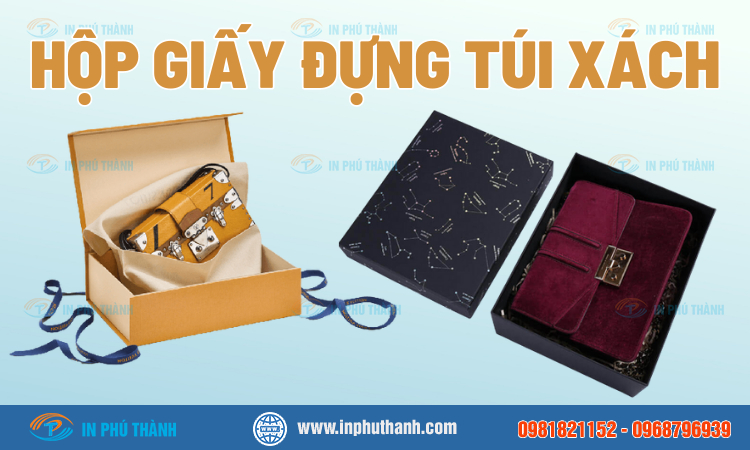 Hộp giấy đựng túi xách