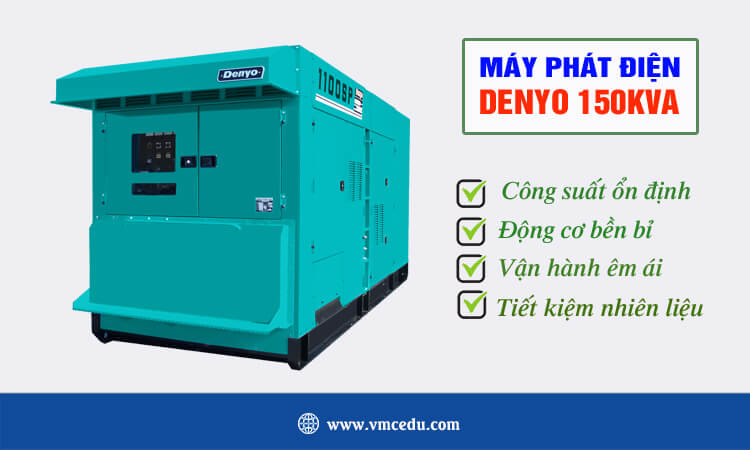 Máy phát điện Denyo 150kva