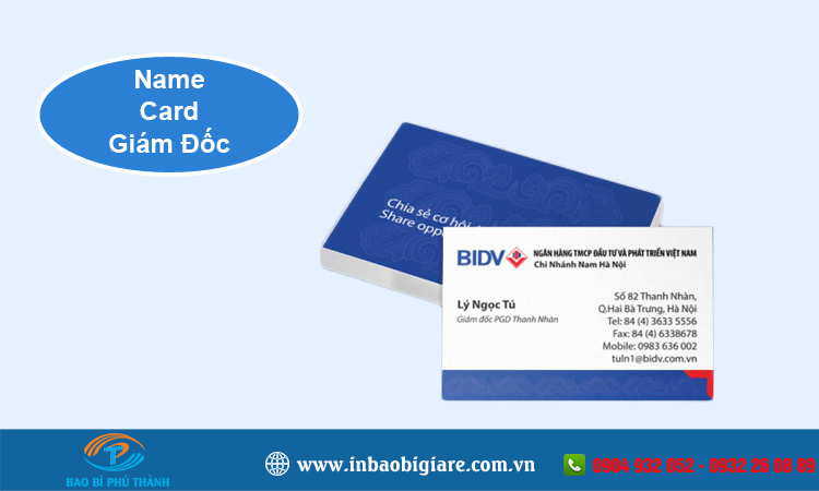 Name card giám đốc 