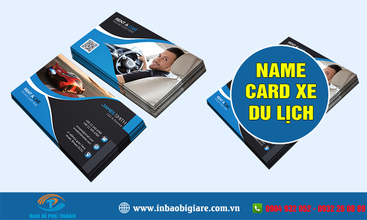 Name card xe du lịch