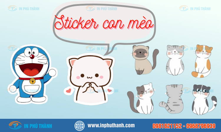 Sticker con mèo