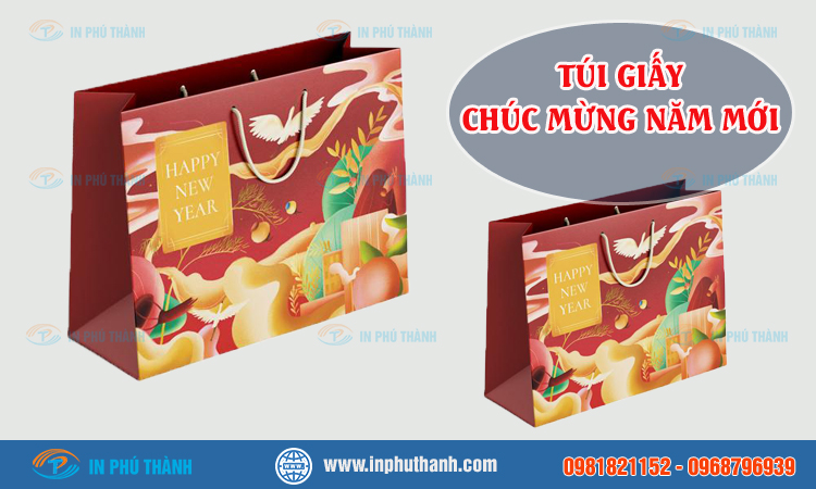 Túi giấy chúc mừng năm mới