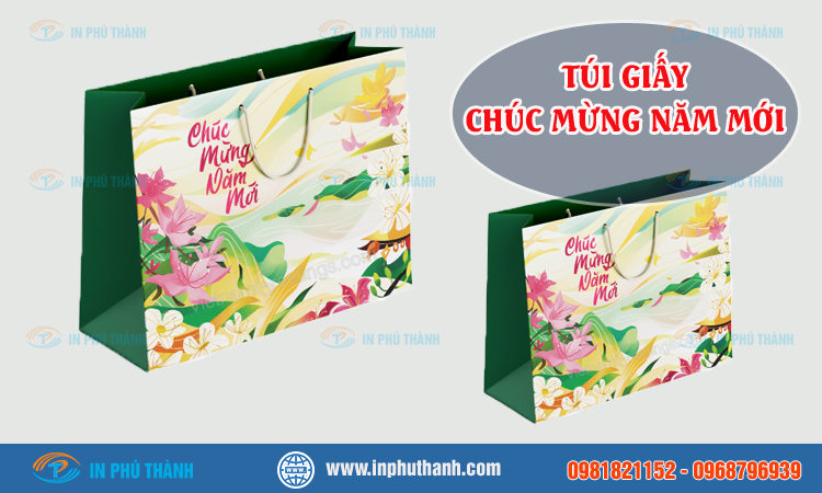 Túi giấy chúc mừng năm mới