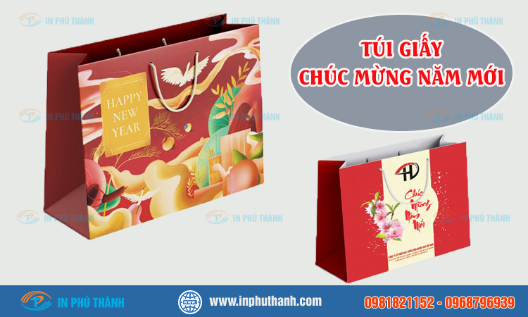 Túi giấy chúc mừng năm mới