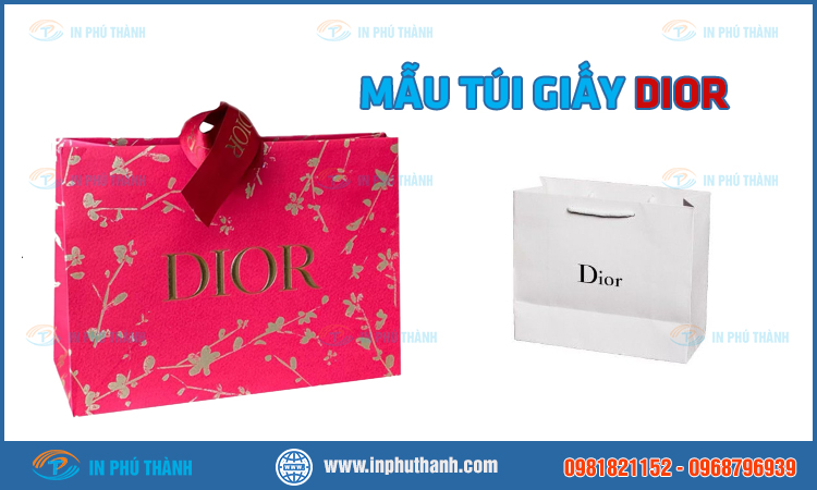 Túi giấy Dior