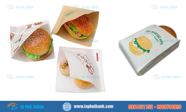 Túi giấy đựng hamburger