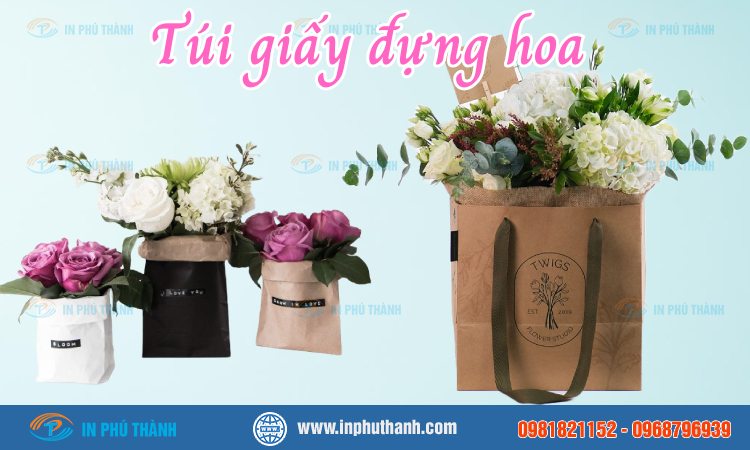 Túi giấy đựng hoa