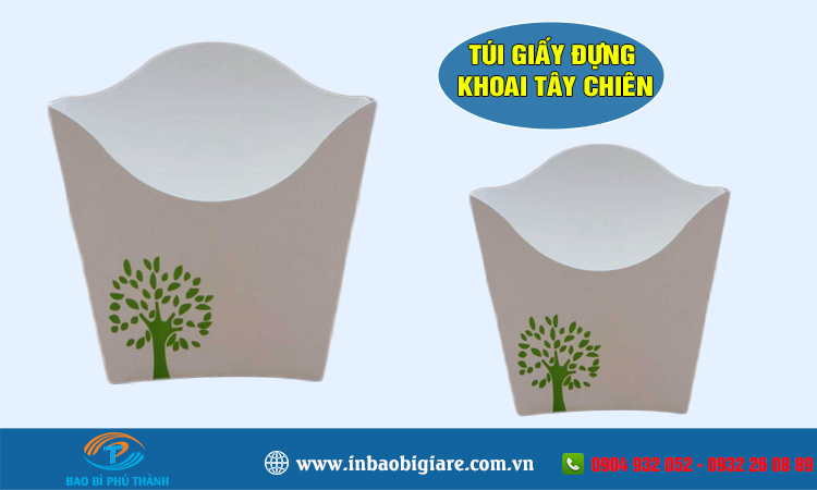 Túi giấy đựng khoai tây chiên