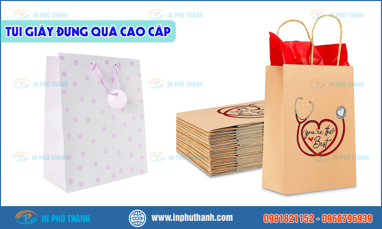 Túi giấy đựng quà cao cấp