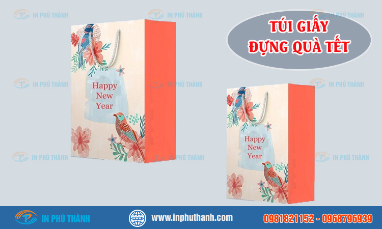 Túi giấy đựng quà tết