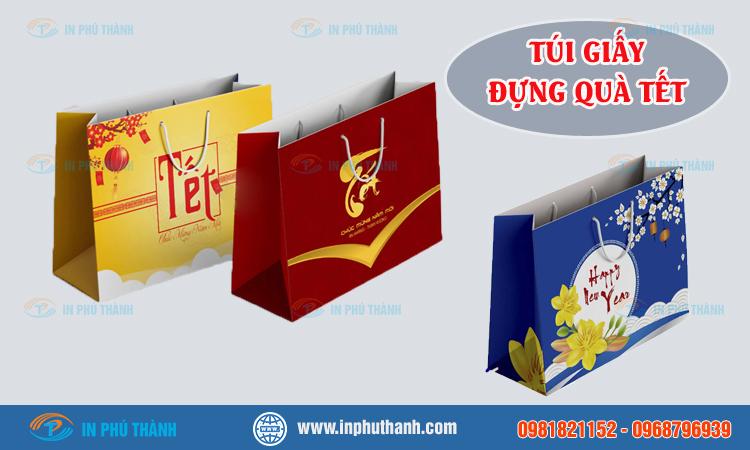 Túi giấy đựng quà tết