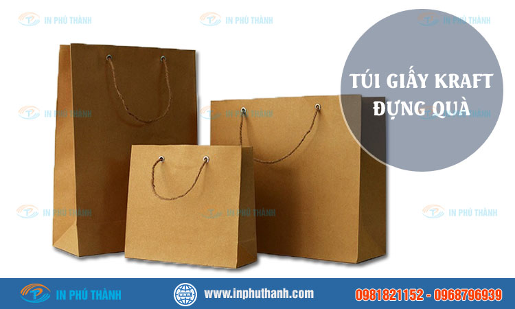 Túi giấy kraft đựng quà